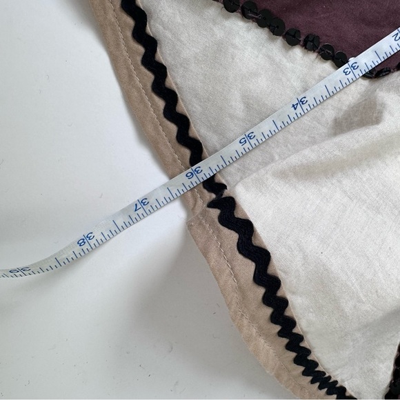 [SOLD] BCBG Maxazria Brown Tan Flare Summer Dress with sequin detail Size 6 - Picture 14 of 14